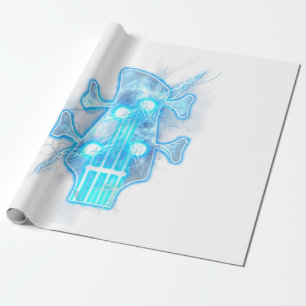 Guitar Lover Hoofd van een gitaarspeler Cadeaupapier