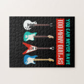 Guitar Lover | Je kunt nooit te veel gitaar hebben Legpuzzel (Horizontaal)