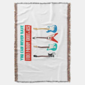 Guitar Lover | Je kunt nooit veel gitaar hebben Deken (Voorkant Verticaal)