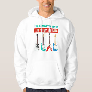 Guitar Lover   Je kunt nooit veel gitaar hebben Hoodie