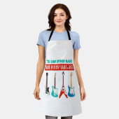 Guitar Lover | Je kunt nooit veel gitaar hebben Schort (Gedragen)