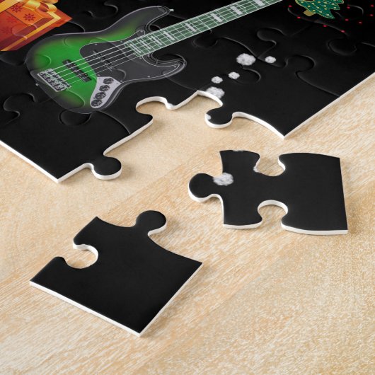 Guitar Lover | kerstboomguitgeschut Legpuzzel (Zijkant)