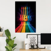 Guitar Lover Poster (Thuiskantoor)