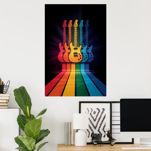 Guitar Lover Poster (Thuiskantoor)