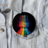 Guitar Lover Ronde Button 4,0 Cm (In situ)