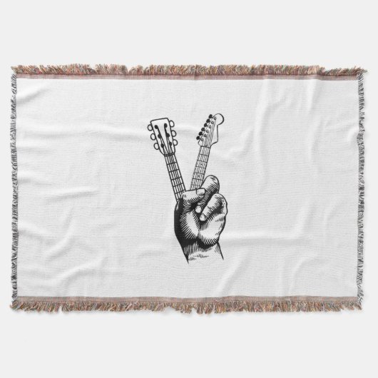 Guitar Lover | Zeg Hi Guitar Gift Deken (Voorkant)