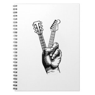 Guitar Lover   Zeg Hi Guitar Gift Notitieboek