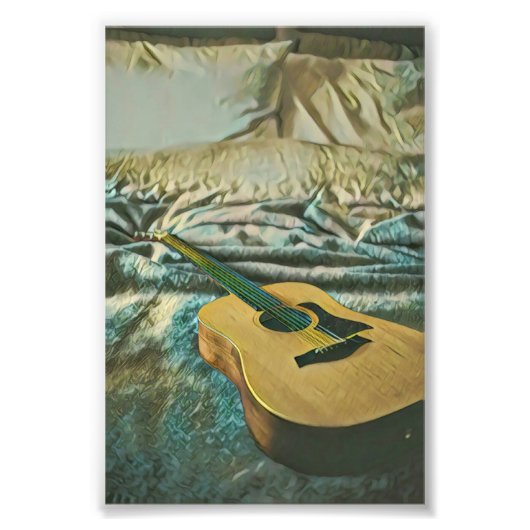 Guitar lovers gifts foto afdruk (Voorkant)