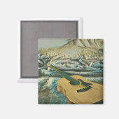 Guitar lovers gifts magneet (Voorkant / Achterkant)