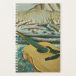Guitar lovers gifts planner<br><div class="desc">This vintage guitar artwork is suite for guitar players who love playing guitar. it can be given as a gift for a boyfriend,  girlfriend,  or dad on a birthday,  father's day,  or valentine's day. The retro design features gintage Guitar lovers gifts</div>