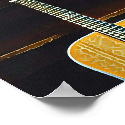 Guitar lovers gifts poster (Hoek)