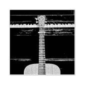 Guitar lovers gifts rubberstempel (Afrduk)