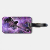 Guitar Luggage Tag Bagagelabel (Achterkant horizontaal)