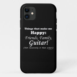Guitar maakt me gelukkig Case-Mate iPhone case
