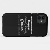 Guitar maakt me gelukkig Case-Mate iPhone case (Achterkant (horizontaal))