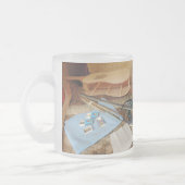 Guitar Making in Process Matglas Koffiemok (Links)