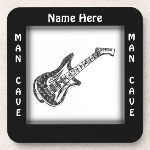 Guitar Man Cave CUSTOMIZE Onderzetter