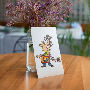 Guitar Man Rockstar Kaart