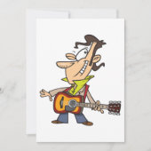 Guitar Man Rockstar Kaart (Voorkant)