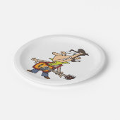 Guitar Man Rockstar Papieren Bordje (Gekanteld)