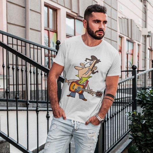 Guitar Man Rockstar T-shirt