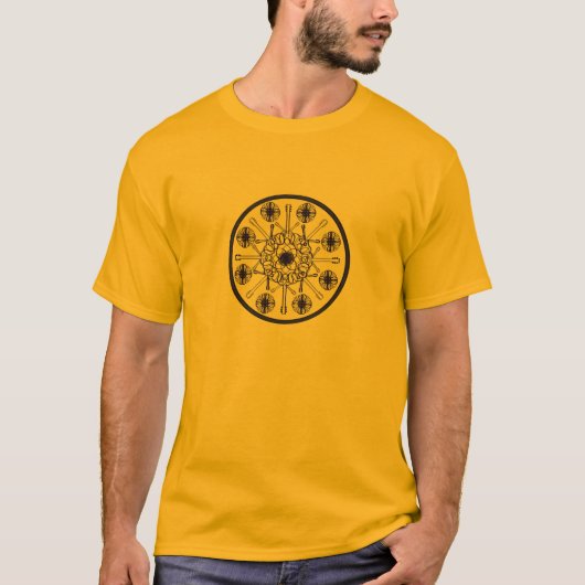 Guitar Mandala T-shirt (Voorkant)