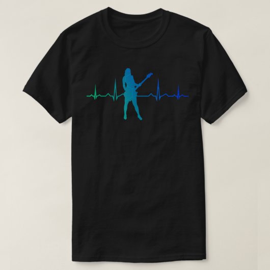 Guitar Mannen elektrogitaar T-shirt (Design voorkant)