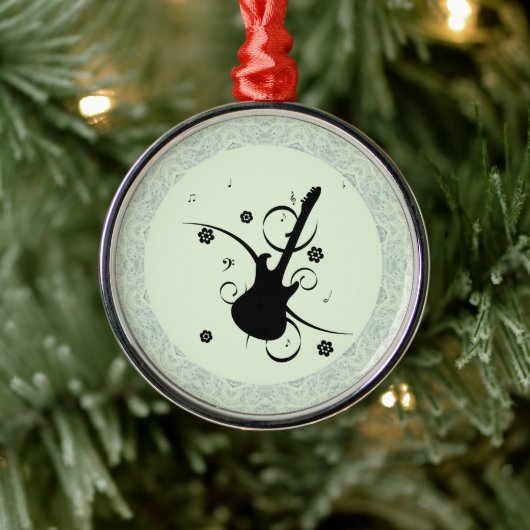 Guitar Metal Ornament (Boom)