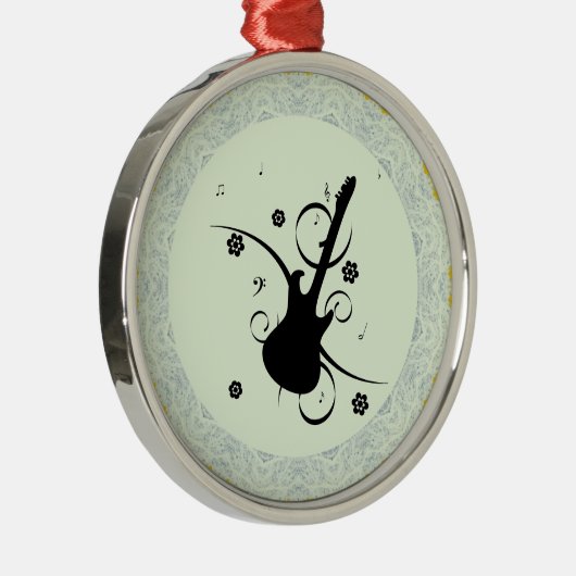 Guitar Metal Ornament (Rechts)