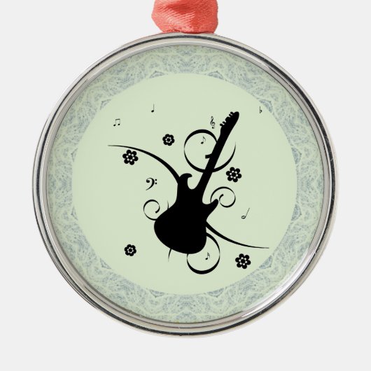 Guitar Metal Ornament (Voorkant)