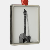Guitar Metalen Ornament (Rechts)