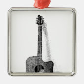 Guitar Metalen Ornament (Voorkant)