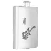 Guitar Monogram Heupfles (Rechts)