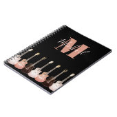 Guitar Monogram voor Musici Notitieboek (Linkerzijde)