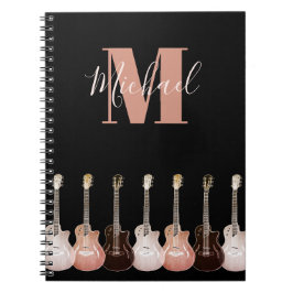 Guitar Monogram voor Musici Notitieboek