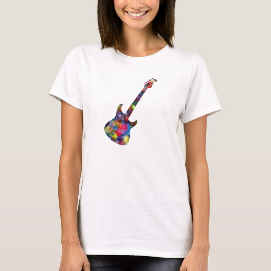 Guitar Multi-Colour Shirt (Voorkant)