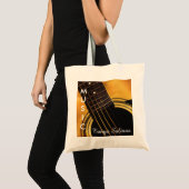 Guitar Music Bag Persoonlijke naam | gitarist Tote Bag (Voorkant (product))