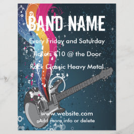 Guitar Music Flyer