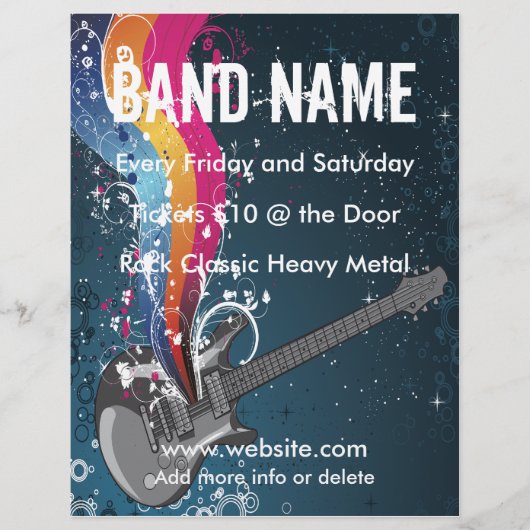Guitar Music Flyer (Voorkant)