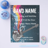 Guitar Music Flyer (Enkel)