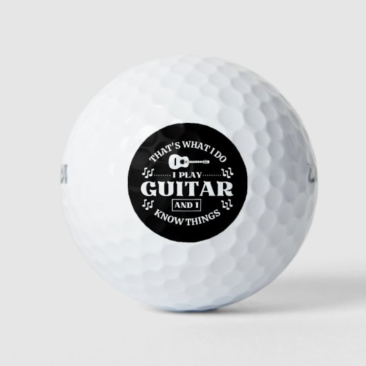 Guitar Music Golfballen (Voorkant)