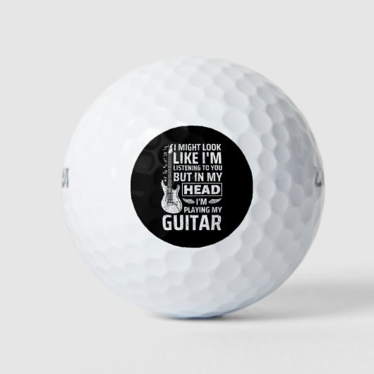 Guitar Music Golfballen (Voorkant)