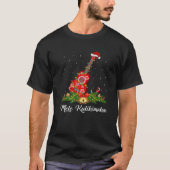 Guitar Music Hawaiian Ukulele Mele Kalikimaka Chri T-shirt (Voorkant)