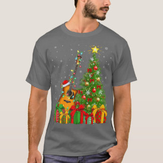 Guitar Music Lighting Xmas - Sinterhat Guitar C T-shirt