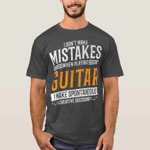 Guitar Music Lover Creative Guitar Player T-shirt