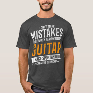 Guitar Music Lover Creative Guitar Player T-shirt