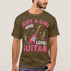 Guitar Music Lover een meisje dat van Guitar 32 ho T-shirt