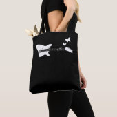 Guitar Music Lover Guitar Butterfly Notes Tote Bag (Dichtbij)