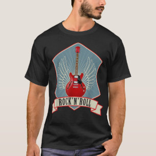 Guitar Music Lover Roch n Roll T-shirt