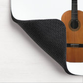 Guitar Music Monogram Black en White Muismat (Hoek)